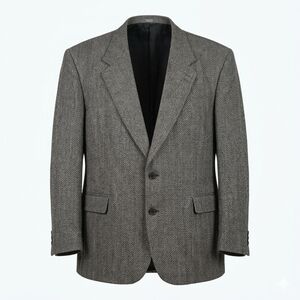Haggar Gray Herringbone Sport Coat
